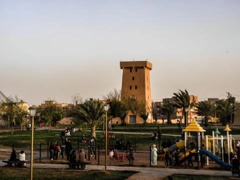 Park in Errachidia/ Morocco Stock Photos