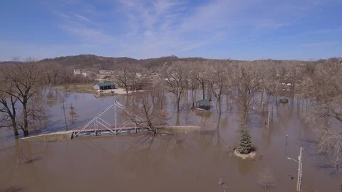 Park Flyover Stock Footage 105422185