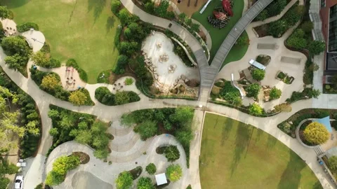 Park flyover Stock Footage 321964145