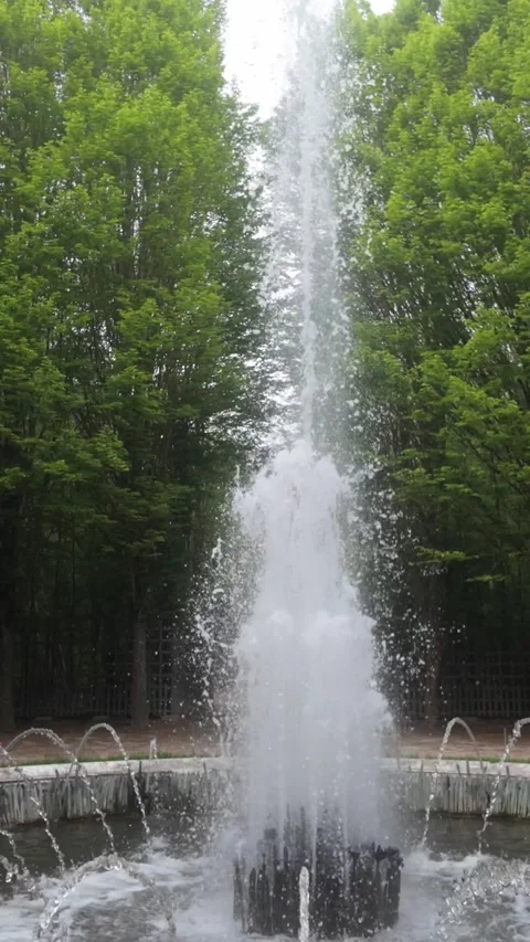 Park Fountain Stock Footage 336791551
