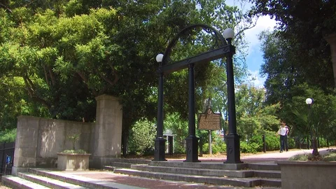 Park Gate Stock Footage 123940192