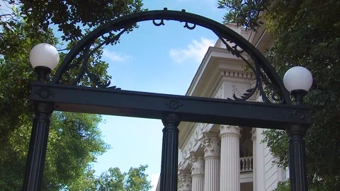 Park Gate Stock Footage 123940507