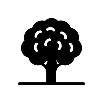 Park glyph flat icon 스톡 일러스트