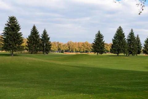 Park with a golf course Stock-Fotos
