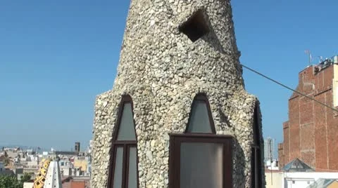 Park Guell Barcelona Stock Footage 10591104
