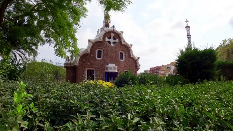 Park Guell in Barcelona Stock Footage 172265632