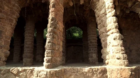 Park Guell in Barcelona Stock Footage 172266276