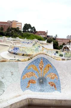 Park Guell Foto stock