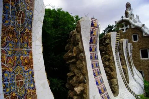 Park Guell Foto stock