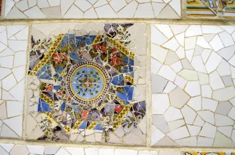 Park Guell Foto stock