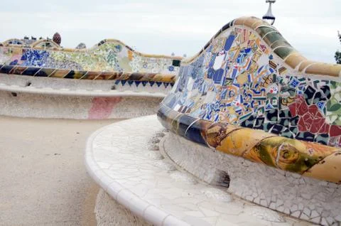Park Guell Foto stock