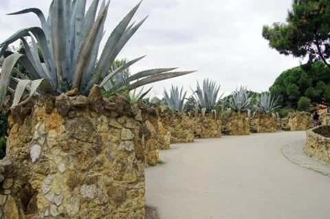 Park Guell Foto stock