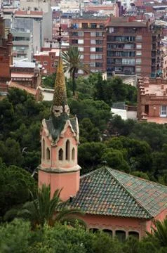 Park Guell Foto stock