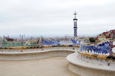 Park Guell Foto stock