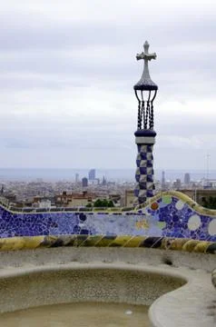 Park Guell Foto stock