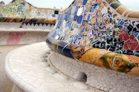 Park Guell Foto stock