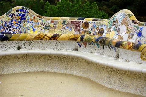 Park Guell Foto stock