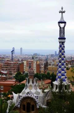 Park Guell Foto stock