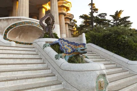 Park Guell Stock Photos