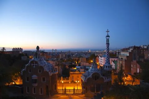 Park Guell Stock Photos
