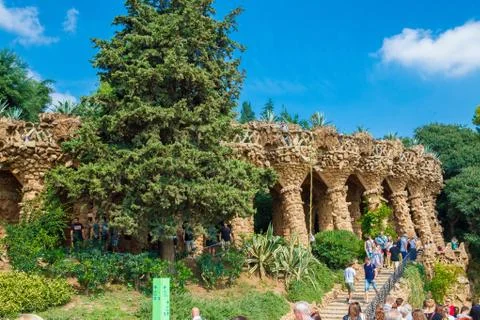 Park Guell Stock Photos