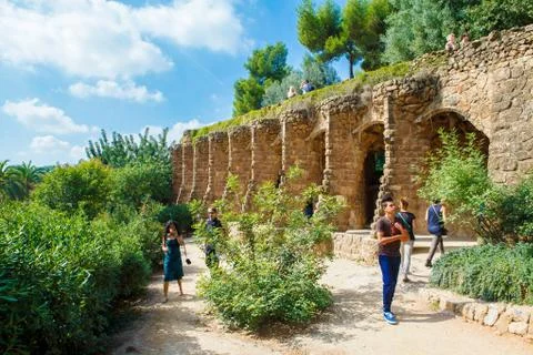 Park Guell Stock Photos