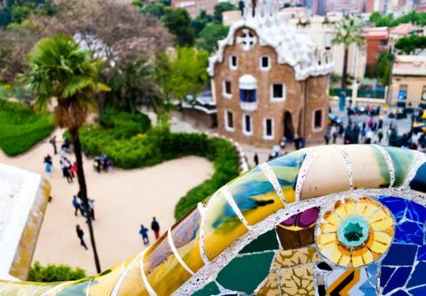 Park Guell Stock-Fotos