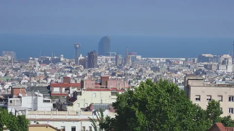 Park Guell With Special Architectural Elements Stock Footage 237123085