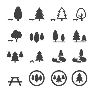 Park icon Stock Illustration