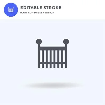 Park icon vector, filled flat sign, solid pictogram isolated on white, logo Ilustración de archivo