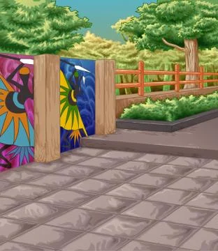 Park Stock Illustration