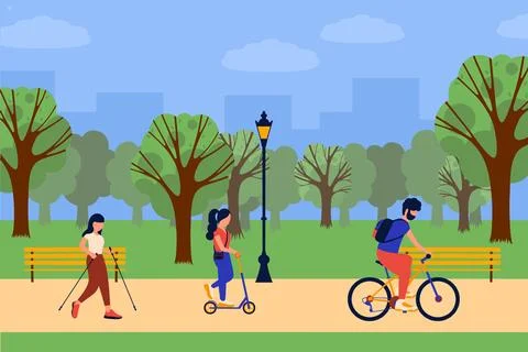 Park 스톡 일러스트