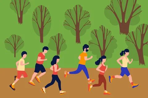 Park Stock-Illustration
