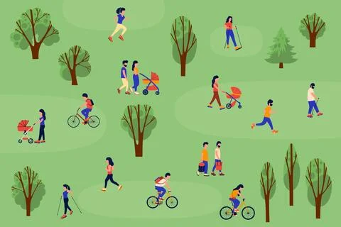 Park Stock-Illustration