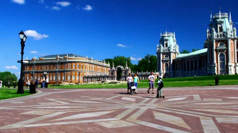 Park Kolomenskoye Stock Footage 34696335