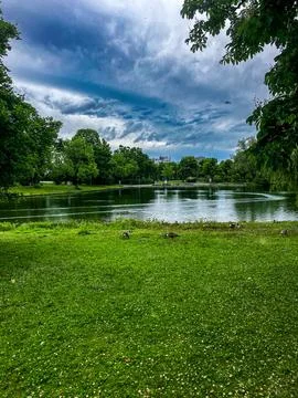 Park Lake 写真素材