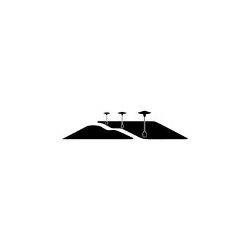Park lighting icon. Element of parks and landscape icon. One of the collections Ilustración de archivo