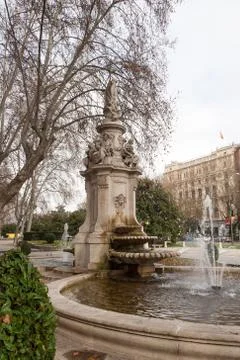 Park in madrid Stock Photos