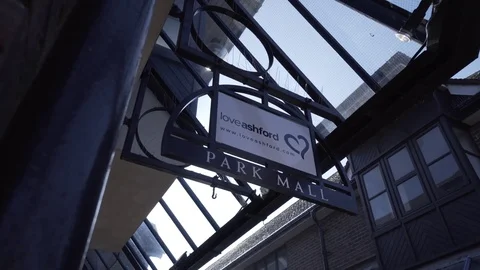 Park Mall - Ashford Stock Footage 81674726