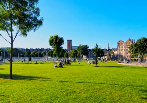 Park Meadows in Edinburgh Stock Photos