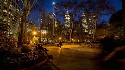 Park in Midtown Manhattan 스톡 동영상 83527673