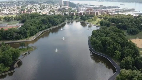Park in New Jersey Stock Footage 112613526