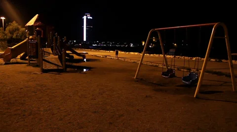 Park at Night 4 Vídeos de archivo 39912501