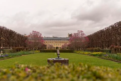 Park in paris Stock Photos