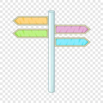 Park pointer icon, cartoon style イラスト素材