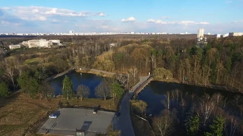 Park Pool Stock Footage 75238940