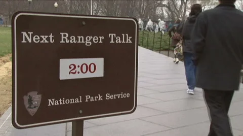 Park Ranger sign Video stock 2446916