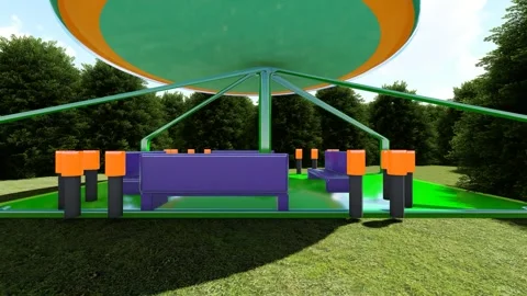 Park Rest Zone Video stock 343552871