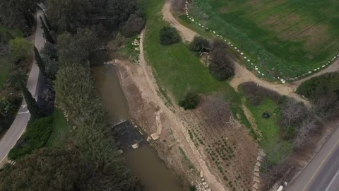Park on river canal Video stock 125906935
