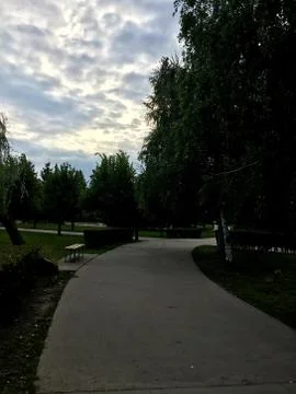 Park road2 Foto stock
